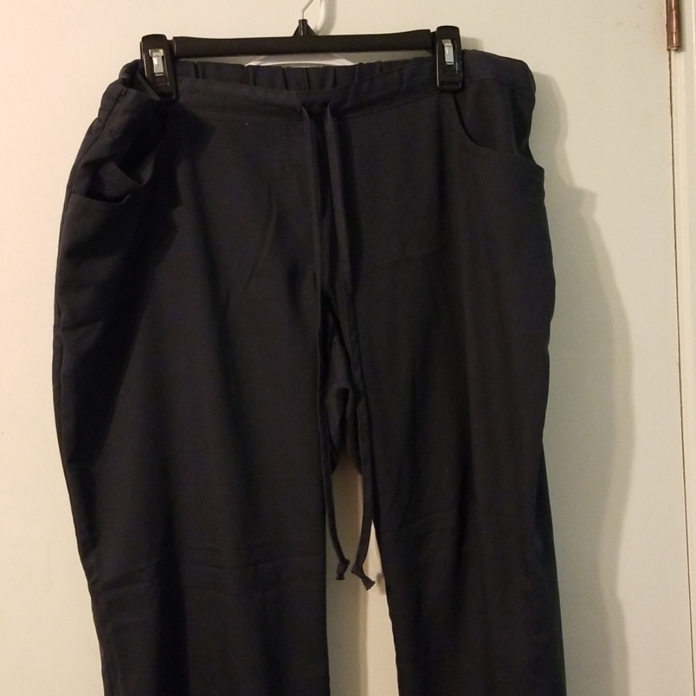 Dark gray scrub pants